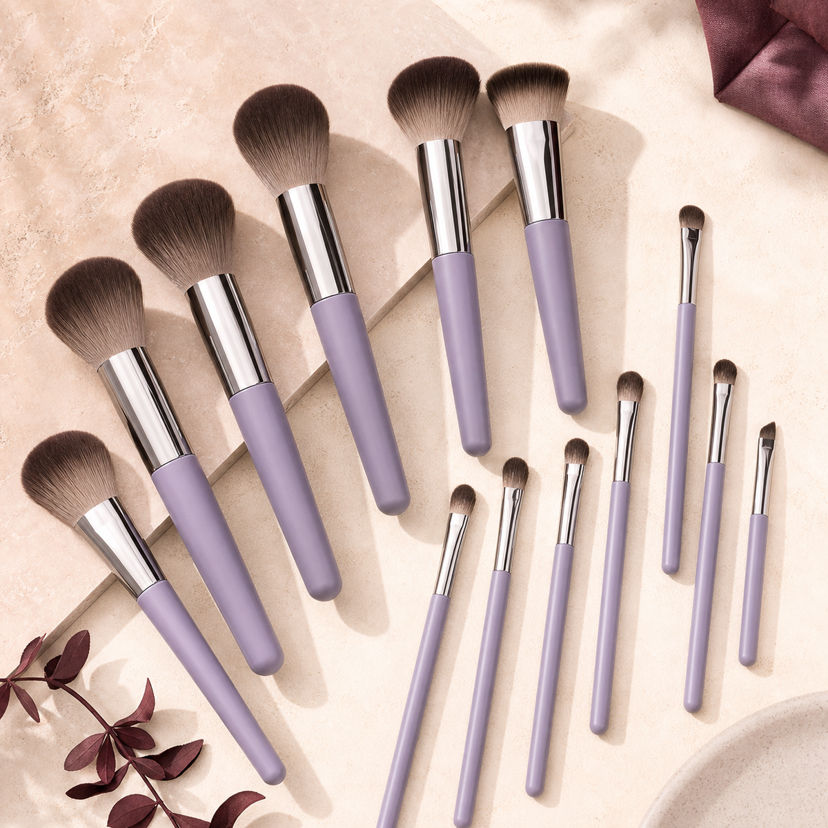 Velvet Touch Makeup Brush Set — 13 Piece - Vanity Lifestyle | Velvet Curl Beauty ZA