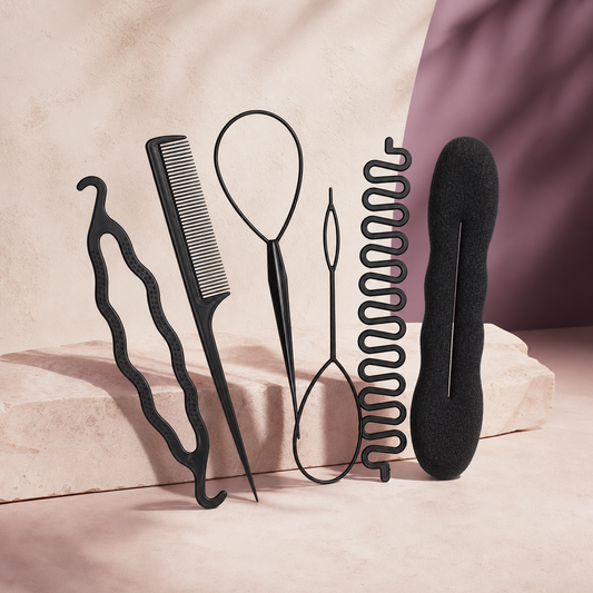 BraidEase Tool Set — 6 Piece - Black
