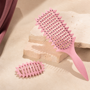 FlexCurl Detangling Brush - Pink