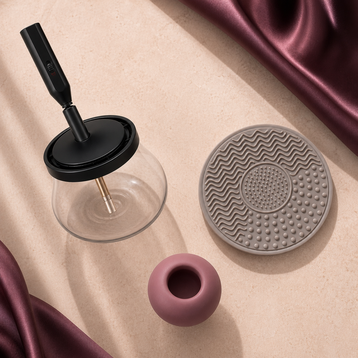 Brush Reset Station - Velvet Curl editorial view 2
