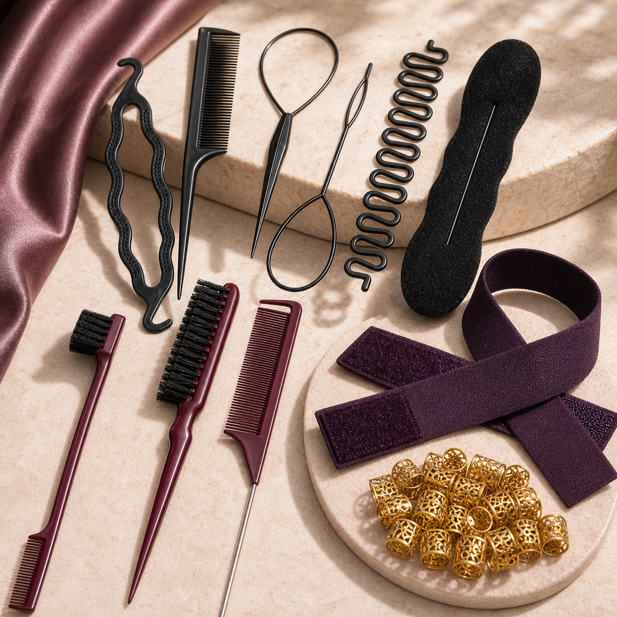 Braid & Wig Essentials Kit - Velvet Curl editorial view 3