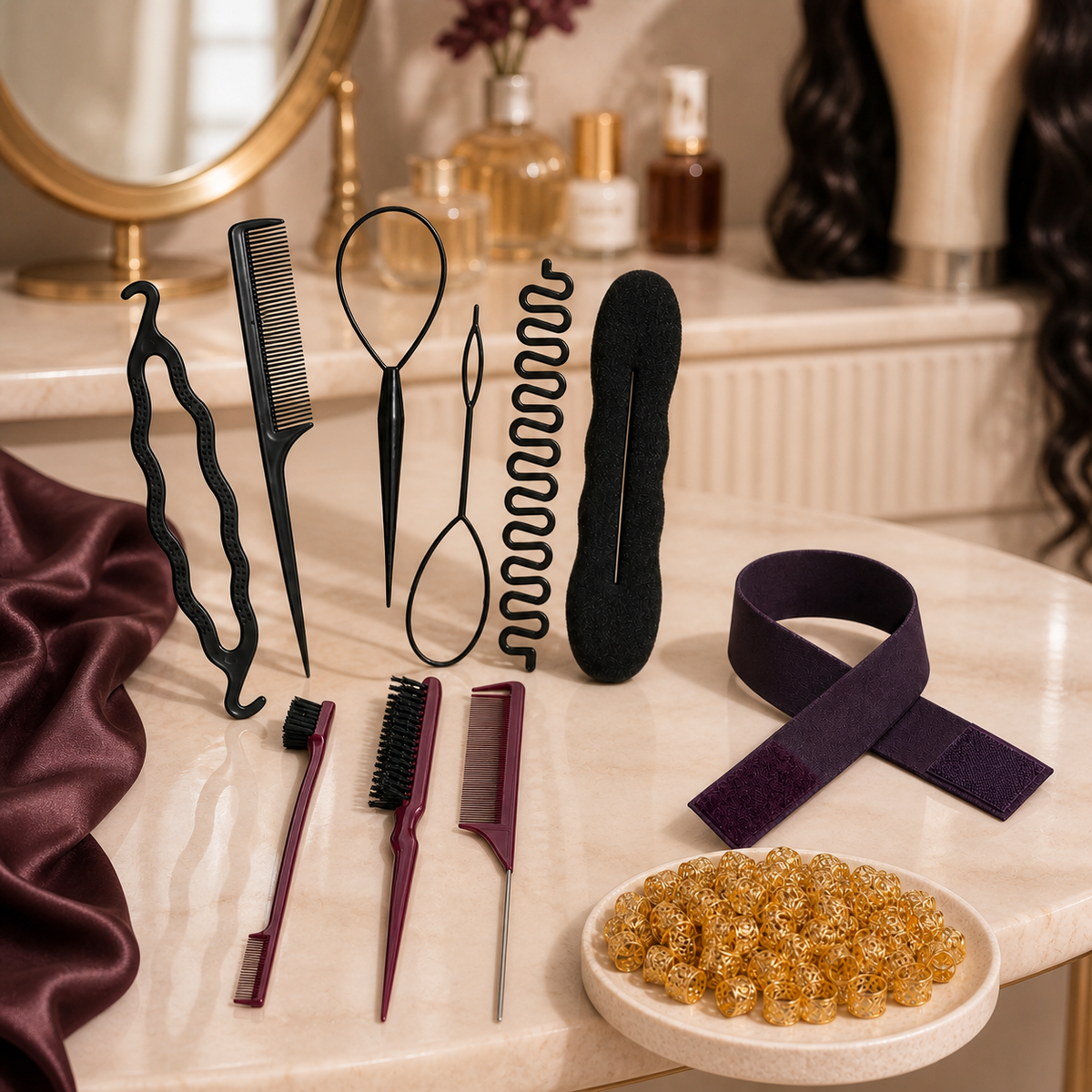 Braid & Wig Essentials Kit - Velvet Curl editorial view 4