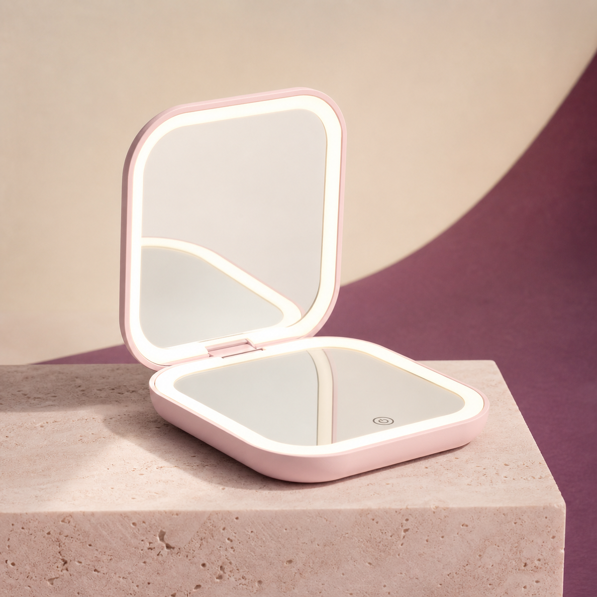 GlowFold Rechargeable LED Makeup Mirror