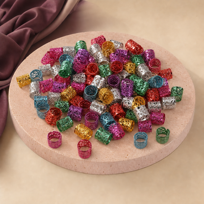 Golden Braid Cuffs — 50 Pack in Multicolour