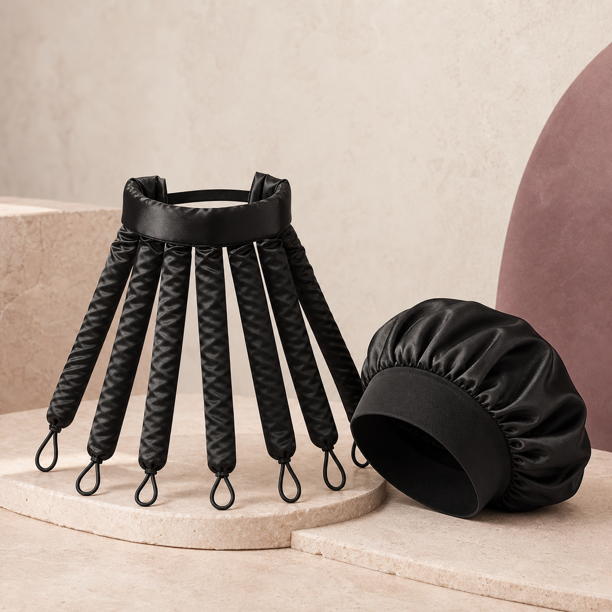 Overnight Heatless Curl Set - Black