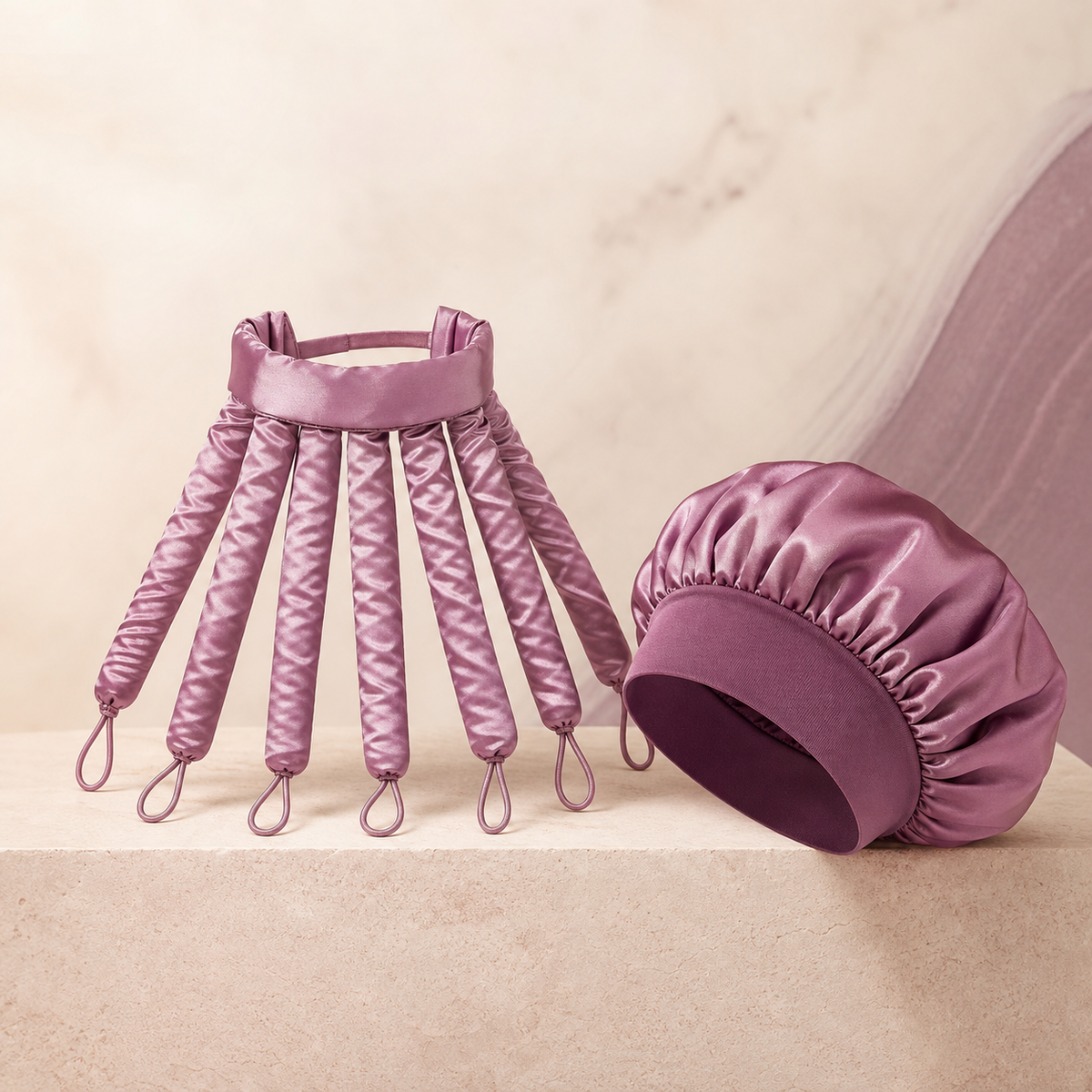 Overnight Heatless Curl Set - Pink