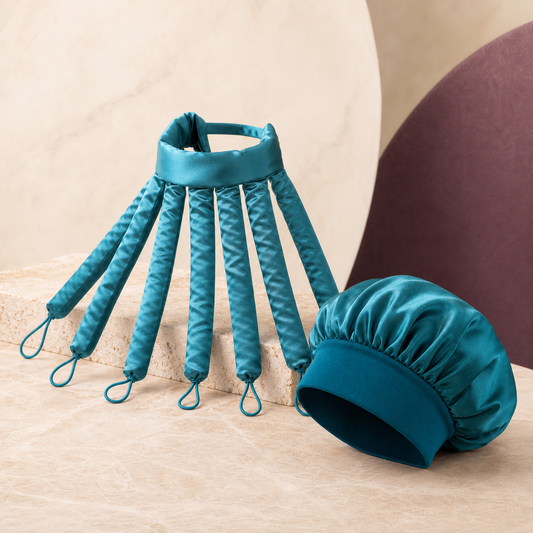 Overnight Heatless Curl Set - Teal