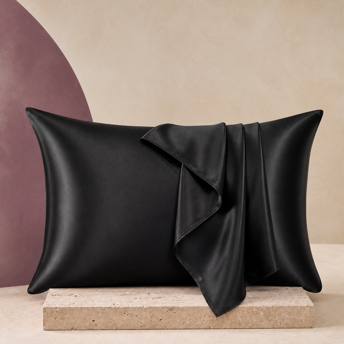 SatinCloud Pillowcase - Black