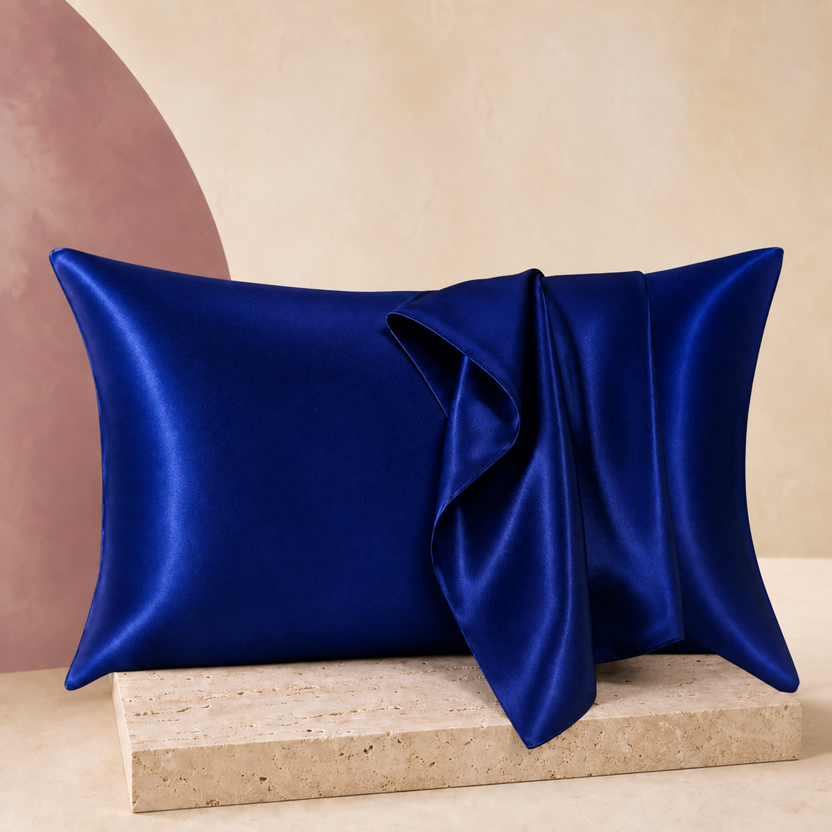 SatinCloud Pillowcase in Blue