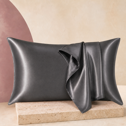 SatinCloud Pillowcase - Charcoal