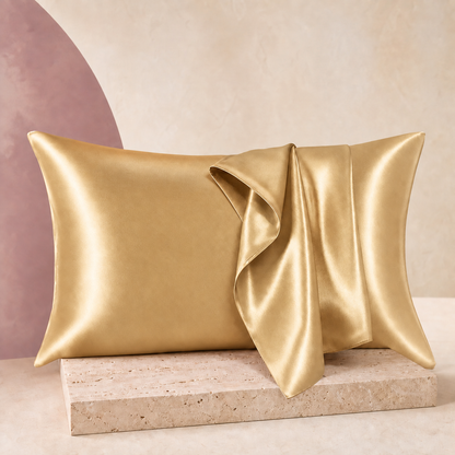 SatinCloud Pillowcase in Golden