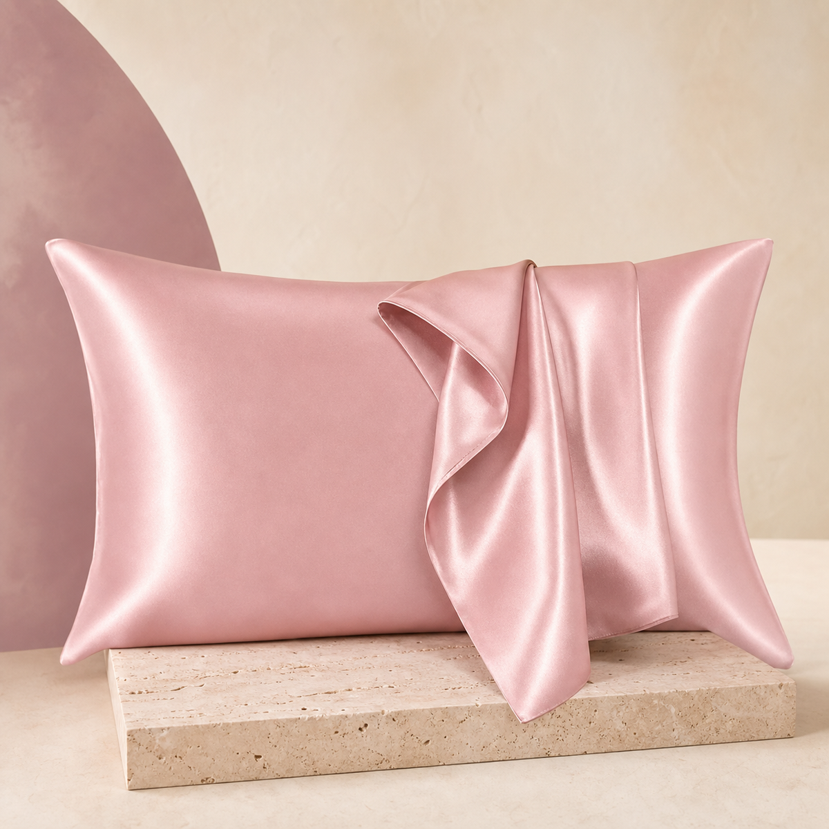 SatinCloud Pillowcase - Lilac Pink