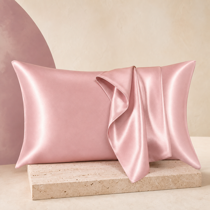 SatinCloud Pillowcase - Lilac Pink