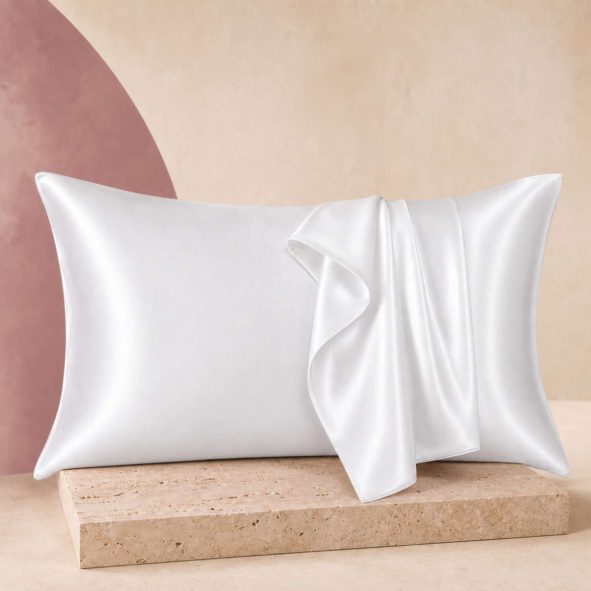 SatinCloud Pillowcase - White