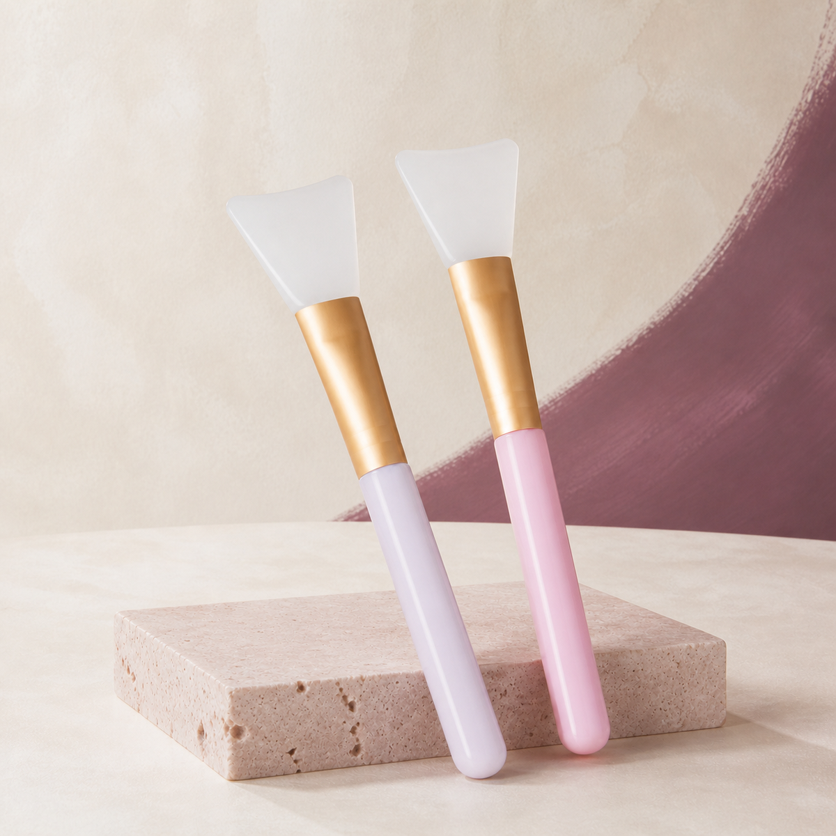 SmoothMask Applicator Duo - Lilac & Pink