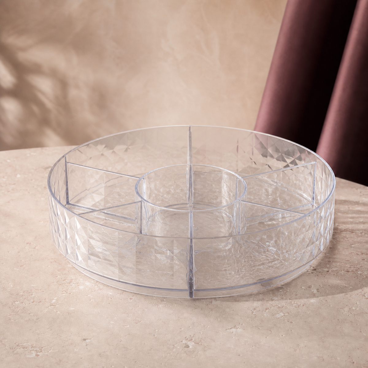TurnTable 360� Beauty Organiser in Transparent