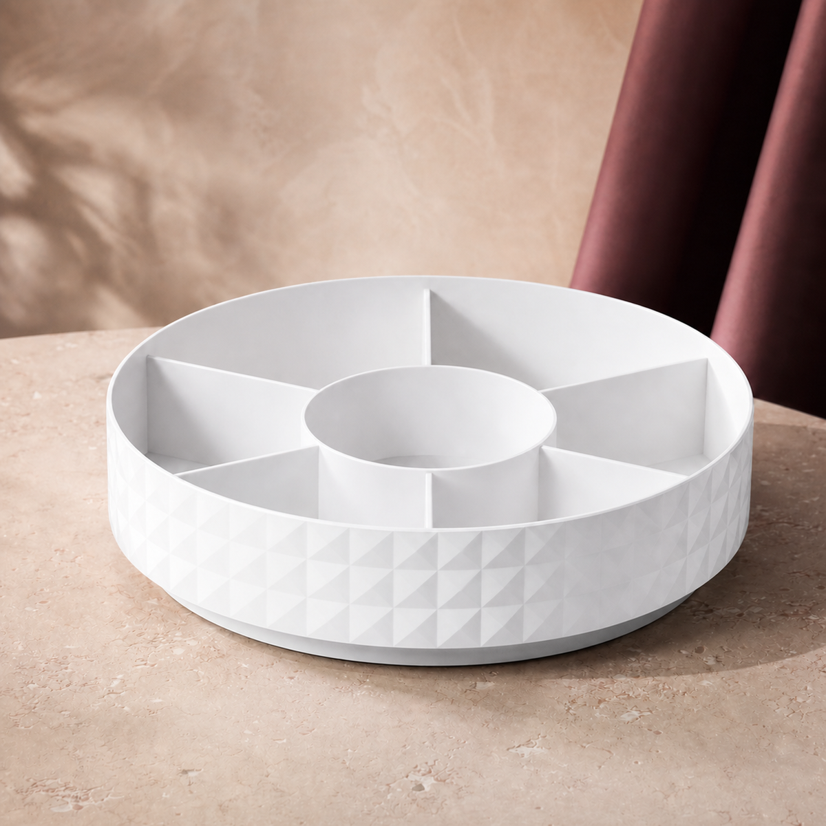 TurnTable 360� Beauty Organiser in White