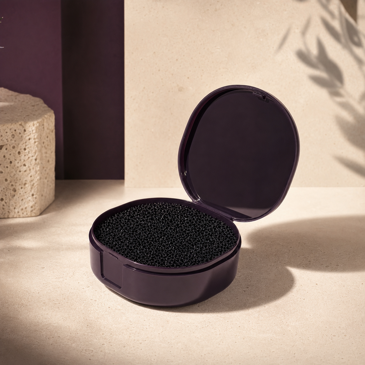 ColourSwitch Brush-Cleaning Sponge - Three Quarter | Velvet Curl Beauty ZA