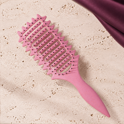 FlexCurl Detangling Brush - Flat Lay | Velvet Curl Beauty ZA