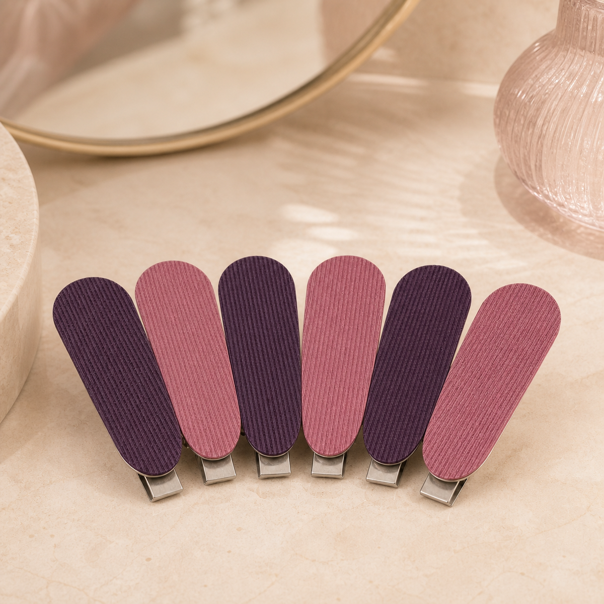 No-Crease Sectioning Clips — Set of 6 - Vanity Lifestyle | Velvet Curl Beauty ZA