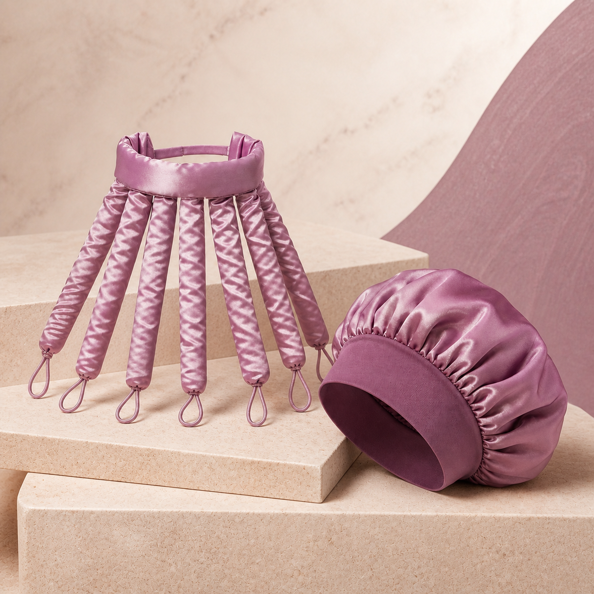 Overnight Heatless Curl Set - Three Quarter | Velvet Curl Beauty ZA