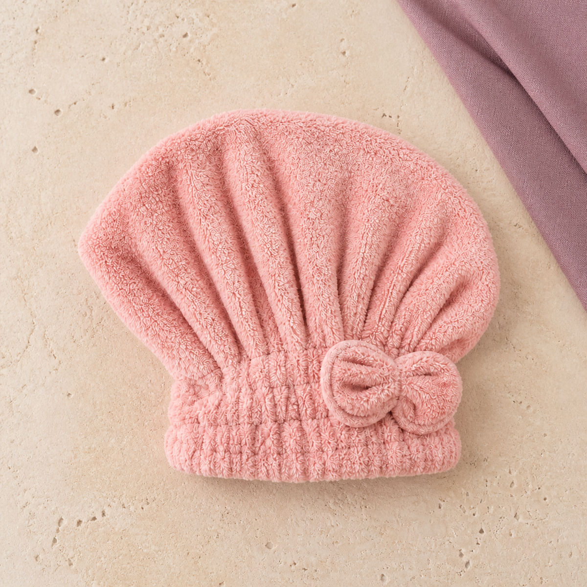 Quick-Dry Microfibre Hair Wrap - Flat Lay | Velvet Curl Beauty ZA