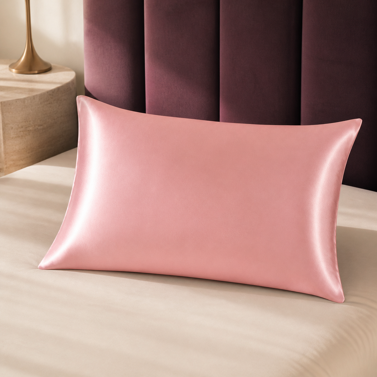 SatinCloud Pillowcase - Bedside Lifestyle | Velvet Curl Beauty ZA