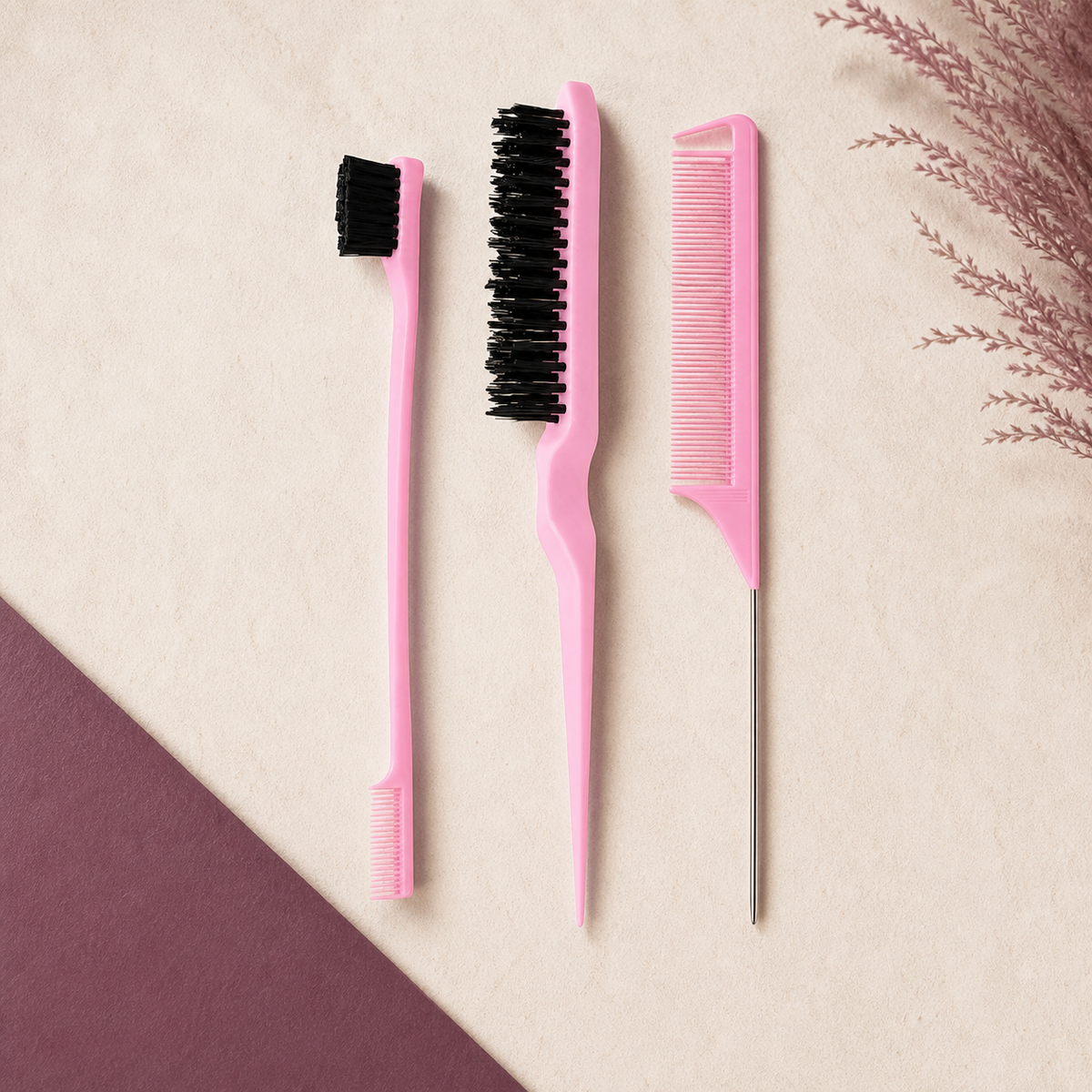 SleekEdge Styling Trio - Flat Lay | Velvet Curl Beauty ZA