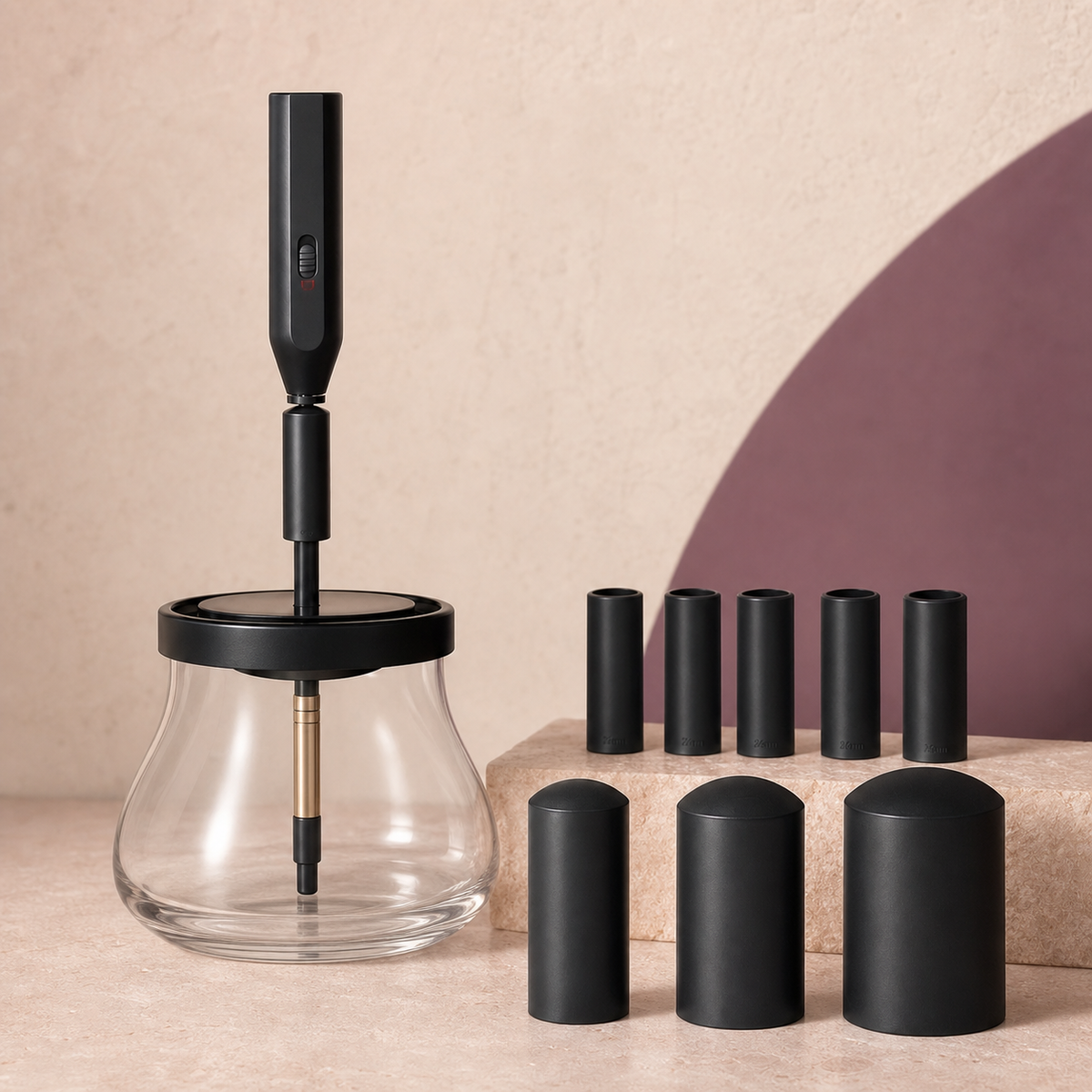 SpinClean Electric Brush Cleaner & Dryer - Function Detail | Velvet Curl Beauty ZA