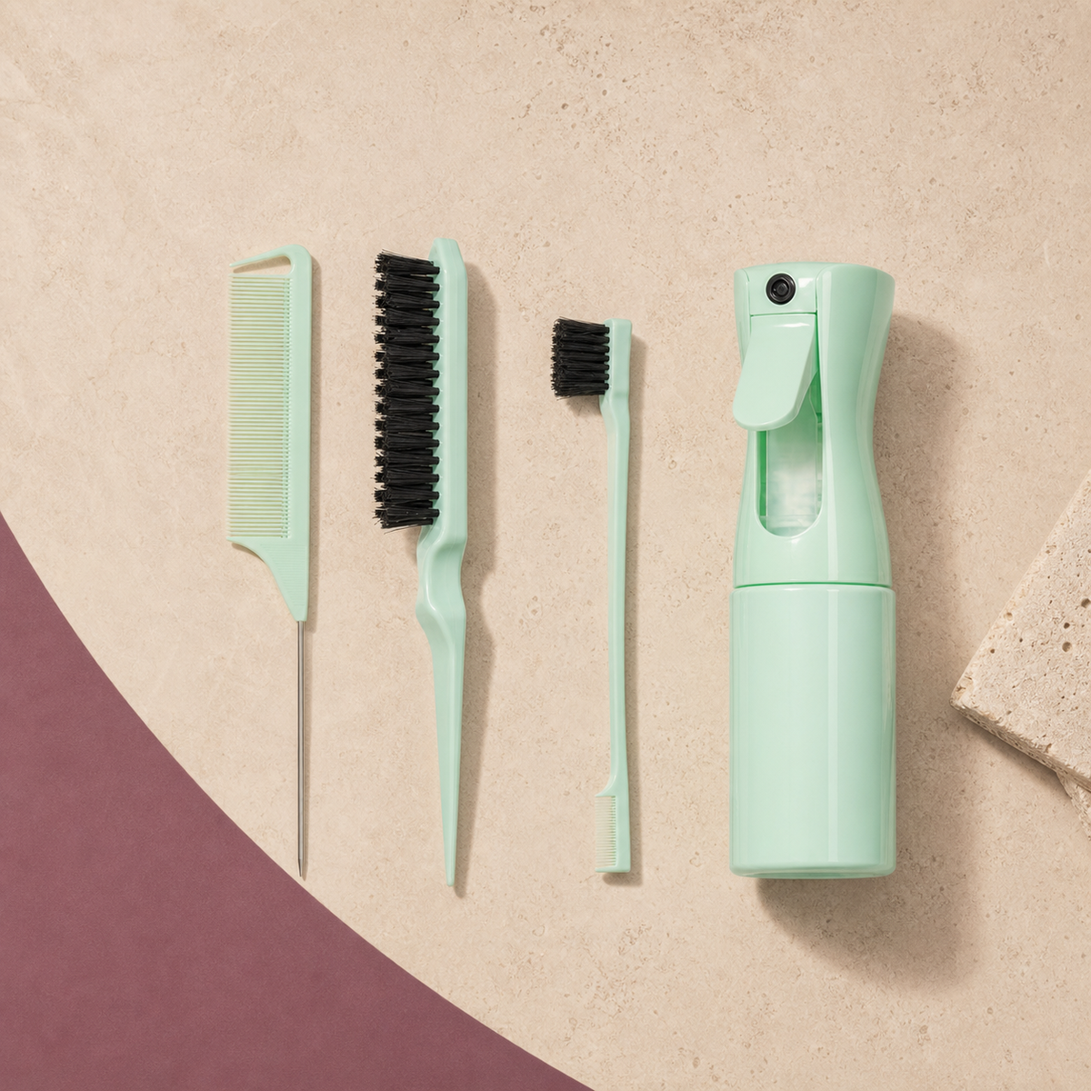 Wash-Day Styling Set — 4 Piece - Flat Lay | Velvet Curl Beauty ZA