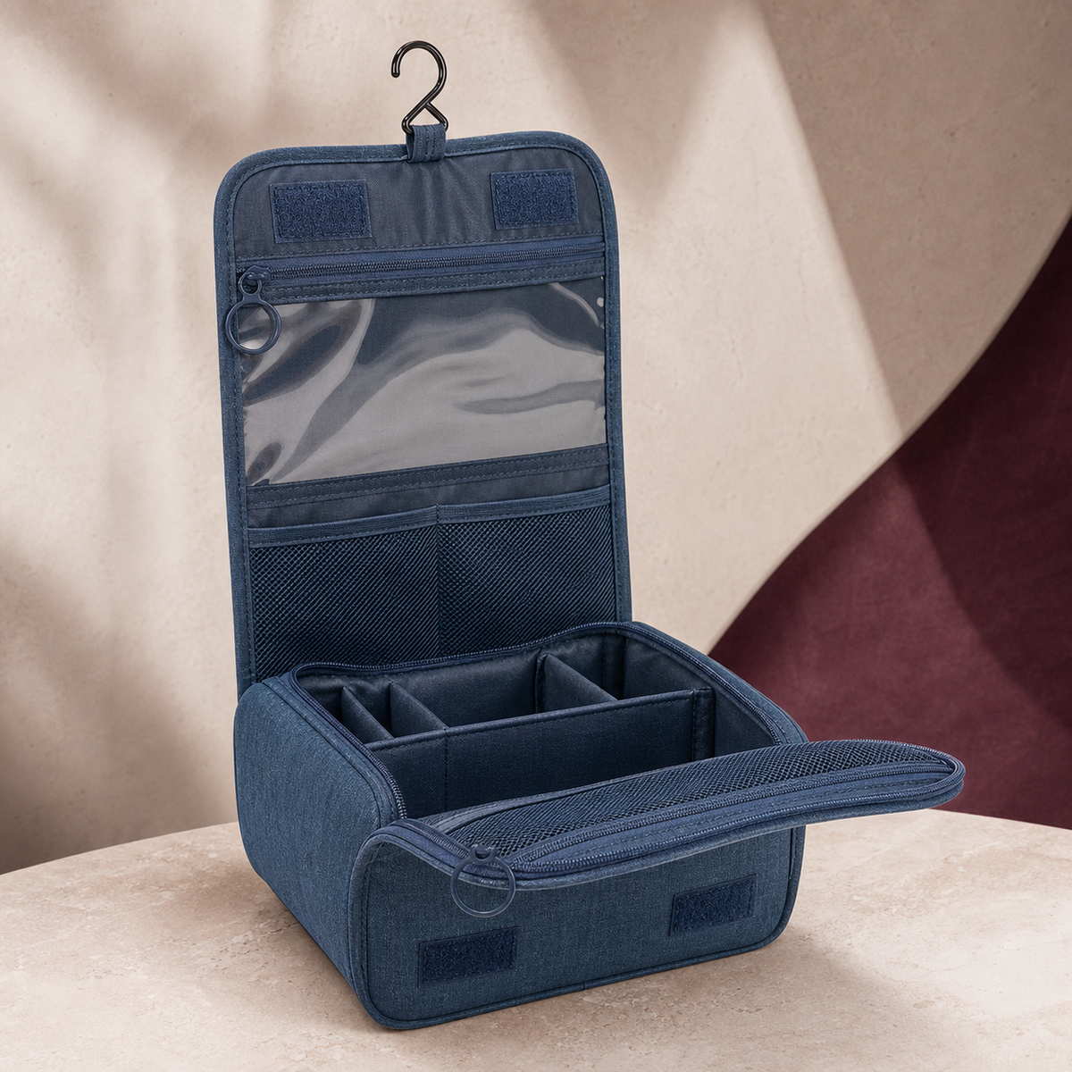 Weekender Travel Makeup Organiser - Interior Detail | Velvet Curl Beauty ZA